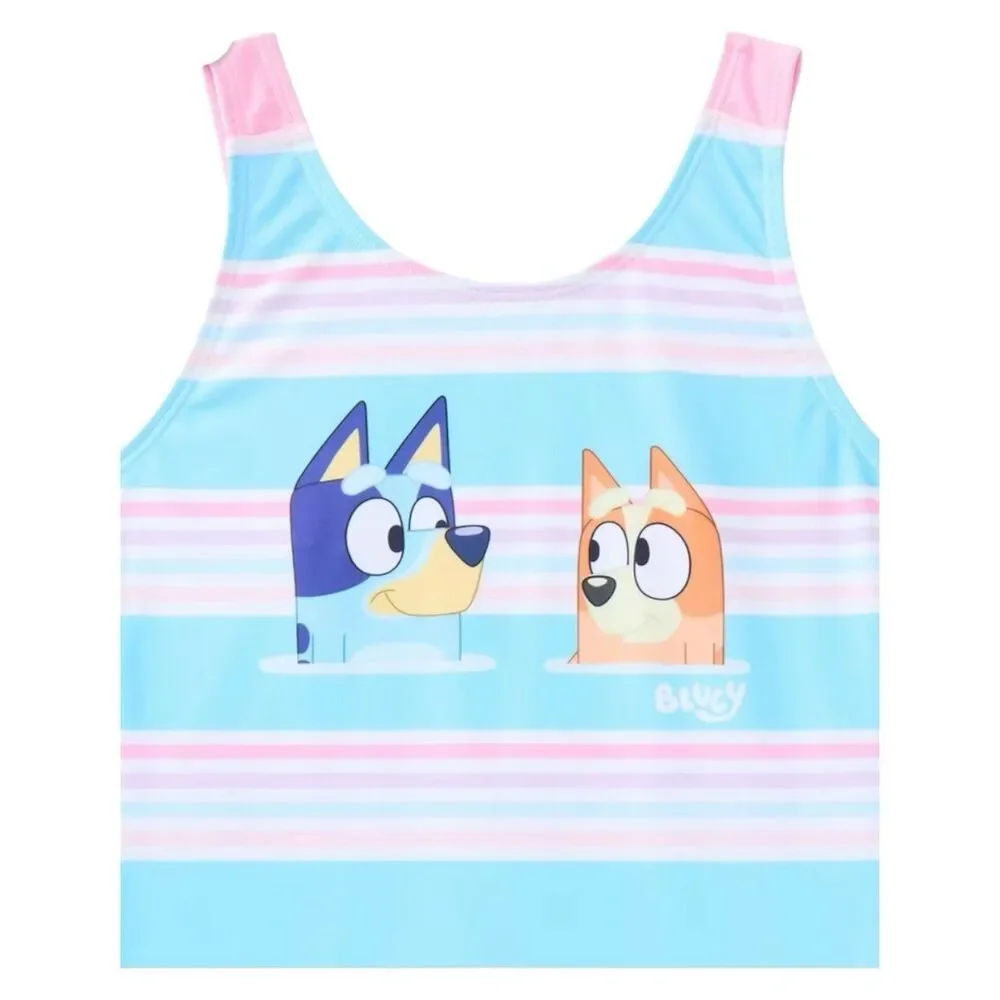 Dreamwave Apparel Girls Bluey Character Swimsuit One-Piece Size XS(4-5)